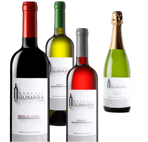 wijn collectie van Bodegas Guimara