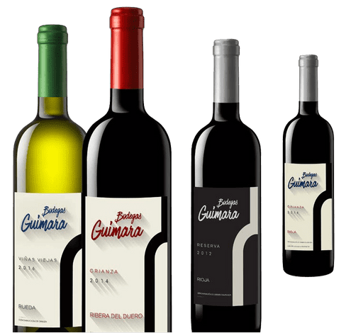 wijn collectie van Bodegas Guimara